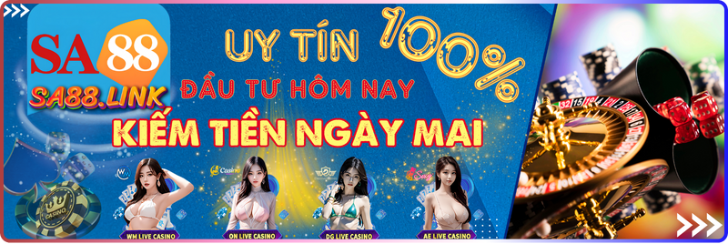 SA88 - Link sảnh live casino uy tín với hàng nghìn trò chơi xanh chín